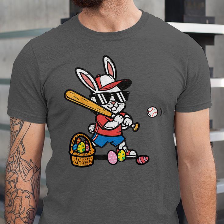 Easter Bunny Baseball Player Batter Rabbit Boys Kids Men Unisex Jersey T-Shirt Easter Bunny Baseball Player Batter Rabbit Boys Kids Men Unisex Jersey T-Shirt