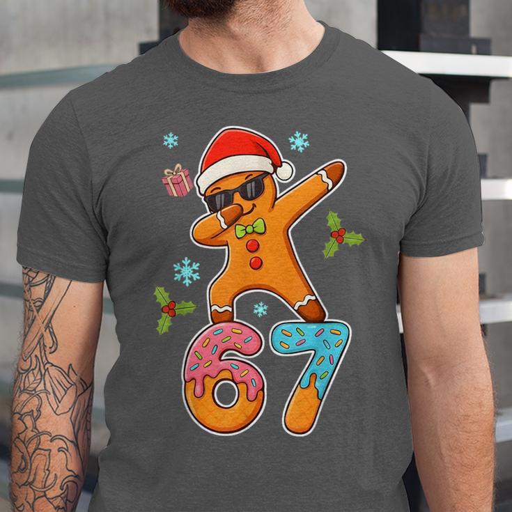 Gingerbread Six Seven 67 Ice Cream Drip Baseball Unisex Jersey T-Shirt Gingerbread Six Seven 67 Ice Cream Drip Baseball Unisex Jersey T-Shirt