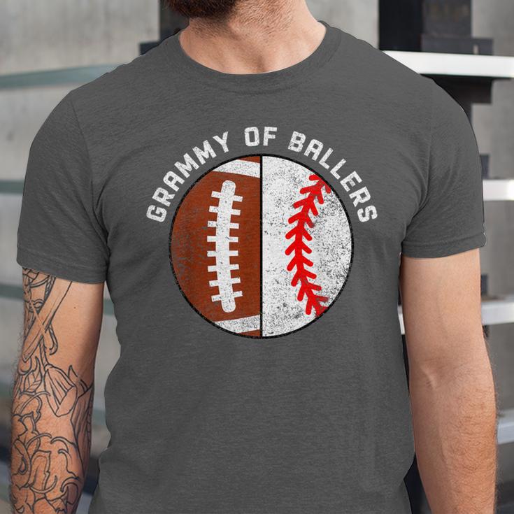 Grammy Of Ballers Football Baseball Grandma Grammy Unisex Jersey T-Shirt Grammy Of Ballers Football Baseball Grandma Grammy Unisex Jersey T-Shirt