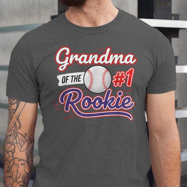 Grandparent Grandma Of The 1 Rookie Baseball Unisex Jersey T-Shirt Grandparent Grandma Of The 1 Rookie Baseball Unisex Jersey T-Shirt