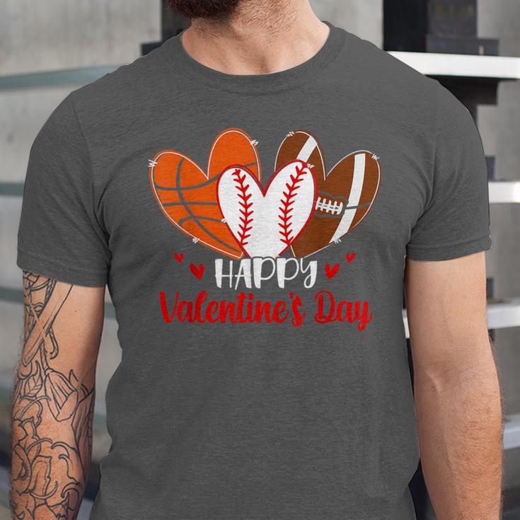 Happy Valentines Day Shirt Boys Basketball Baseball Football Unisex Jersey T-Shirt Happy Valentines Day Shirt Boys Basketball Baseball Football Unisex Jersey T-Shirt