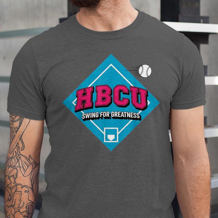 HBCU Swing For Greatness Baseball Softball College Apparel Unisex Jersey T-Shirt HBCU Swing For Greatness Baseball Softball College Apparel Unisex Jersey T-Shirt