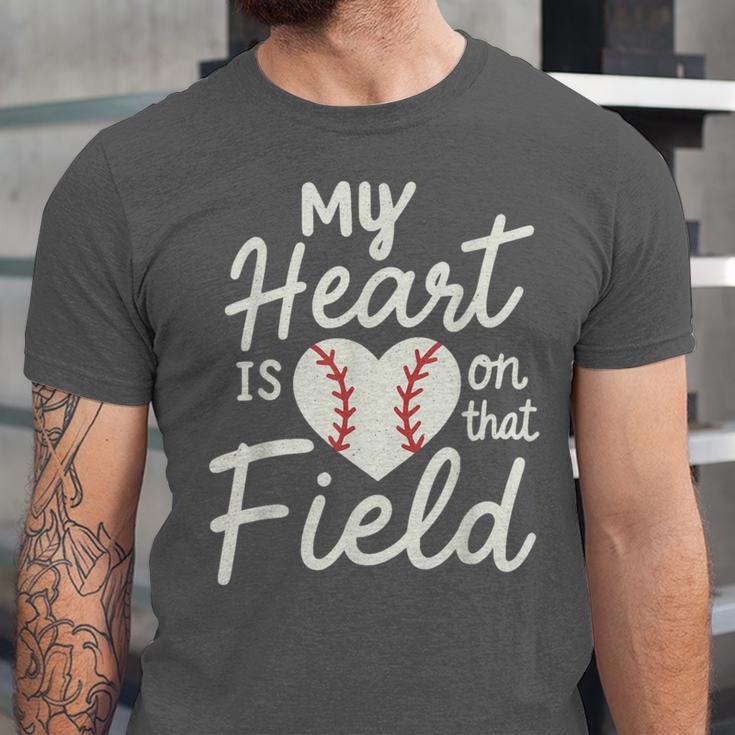 My Heart Is On That Field Baseball Unisex Jersey T-Shirt My Heart Is On That Field Baseball Unisex Jersey T-Shirt