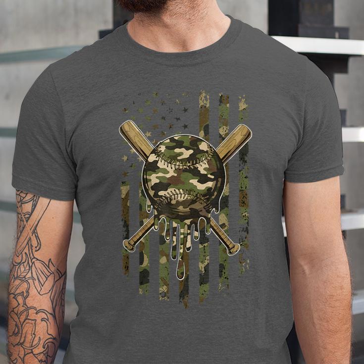 Ice Cream Baseball Drip For Boys Camo USA Flag Camouflage Unisex Jersey T-Shirt Ice Cream Baseball Drip For Boys Camo USA Flag Camouflage Unisex Jersey T-Shirt