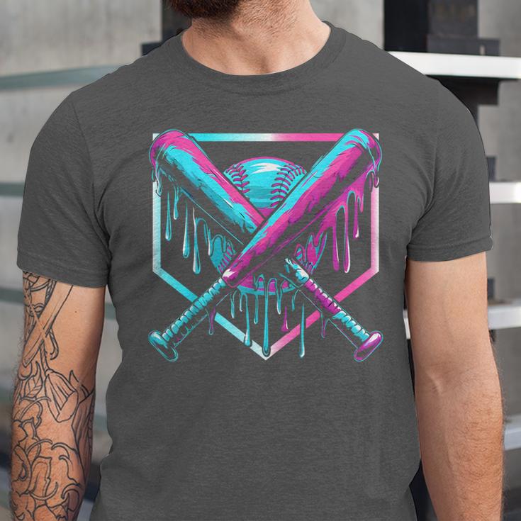 Ice Cream Baseball Drip Home Plate Bats Cool For Boys Youth Unisex Jersey T-Shirt Ice Cream Baseball Drip Home Plate Bats Cool For Boys Youth Unisex Jersey T-Shirt
