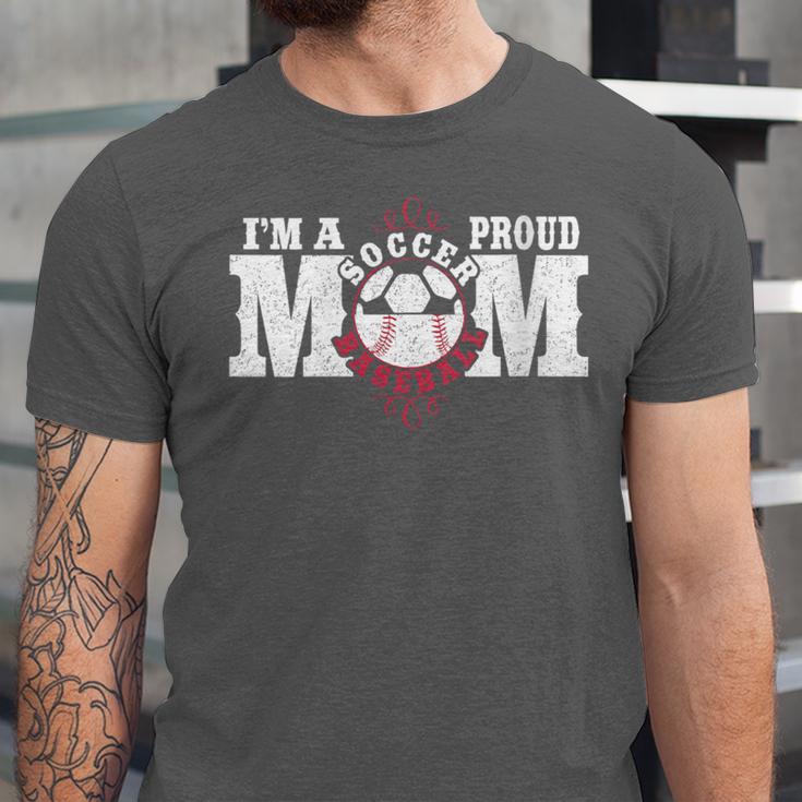 I'm a Proud Soccer Baseball Mom Unisex Jersey T-Shirt I'm a Proud Soccer Baseball Mom Unisex Jersey T-Shirt