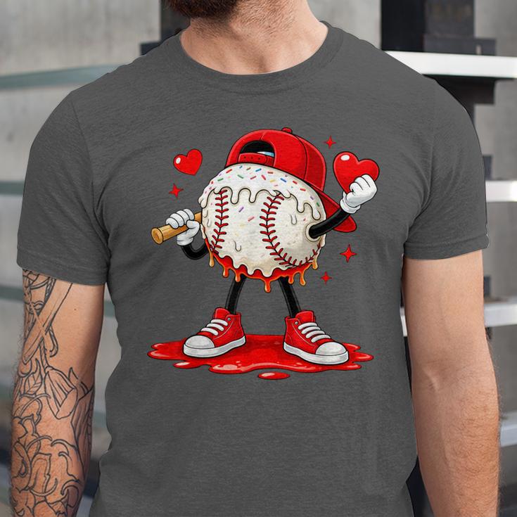 Kids Valentine Baseball Boys Valentines Day Tee Unisex Jersey T-Shirt Kids Valentine Baseball Boys Valentines Day Tee Unisex Jersey T-Shirt