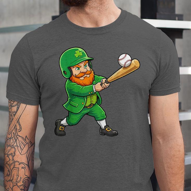 Leprechaun Playing Baseball St Patricks Day Men Boys Kids Unisex Jersey T-Shirt Leprechaun Playing Baseball St Patricks Day Men Boys Kids Unisex Jersey T-Shirt