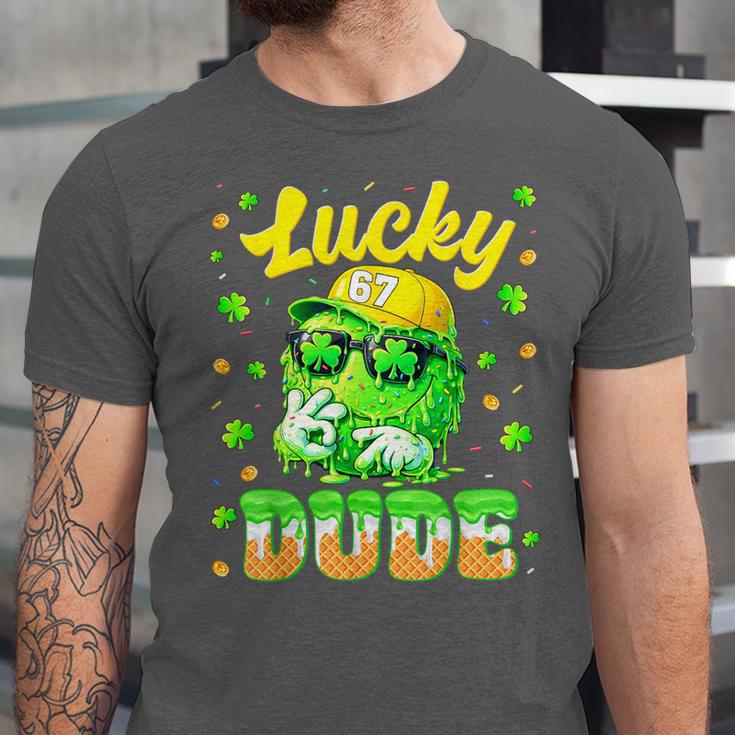 Lucky Dude Drip Baseball Shamrock St Patrick Men Boy Youth Unisex Jersey T-Shirt Lucky Dude Drip Baseball Shamrock St Patrick Men Boy Youth Unisex Jersey T-Shirt
