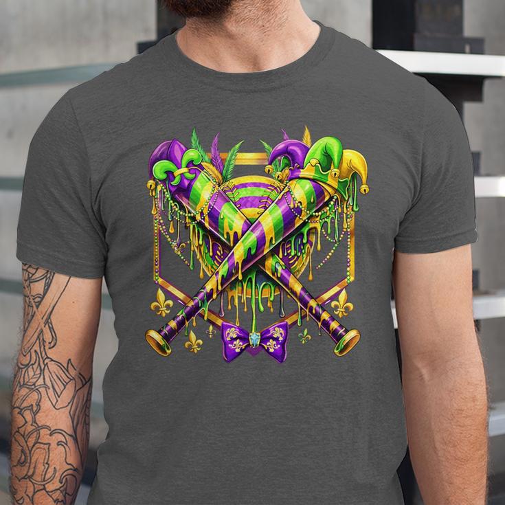 Mardi Gras Baseball Jester Hat New Orleans Men Women Kid Unisex Jersey T-Shirt