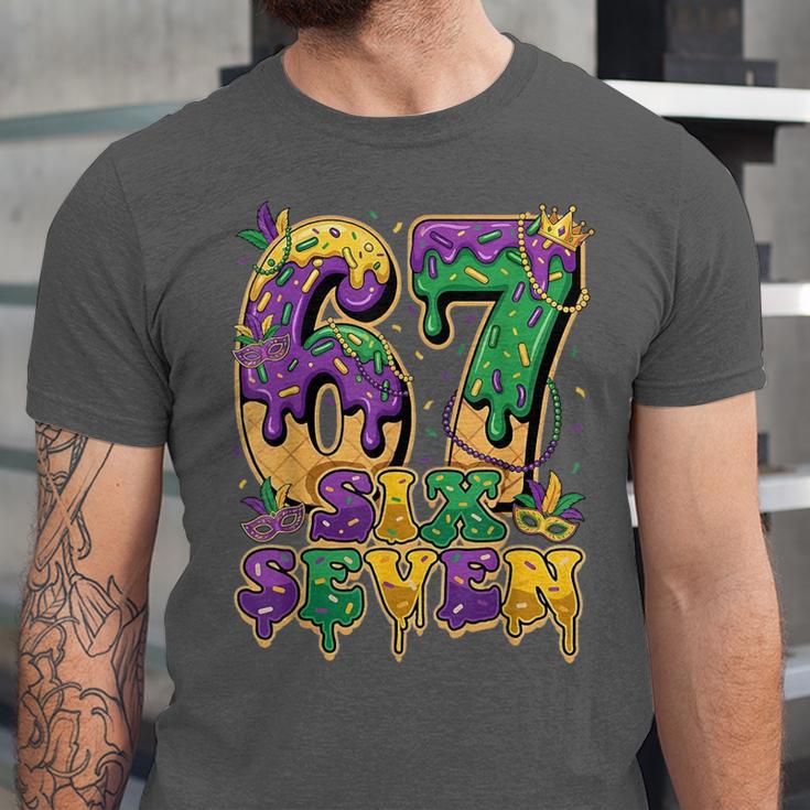 Mardi Gras Six Seven Baseball Drip Number 6 7 Meme Unisex Jersey T-Shirt Mardi Gras Six Seven Baseball Drip Number 6 7 Meme Unisex Jersey T-Shirt