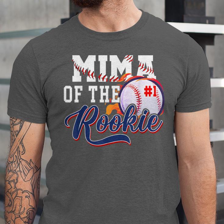 Mima Rookie Of Year 1st Birthday Baseball Theme Matching Unisex Jersey T-Shirt