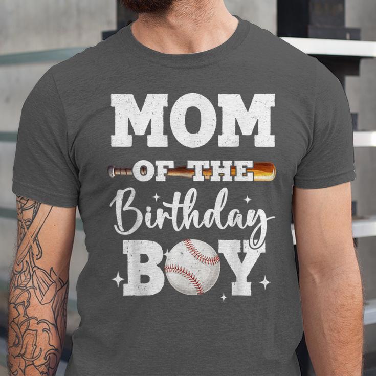 Mom Of The Birthday Boy Baseball Bday Family Unisex Jersey T-Shirt Mom Of The Birthday Boy Baseball Bday Family Unisex Jersey T-Shirt