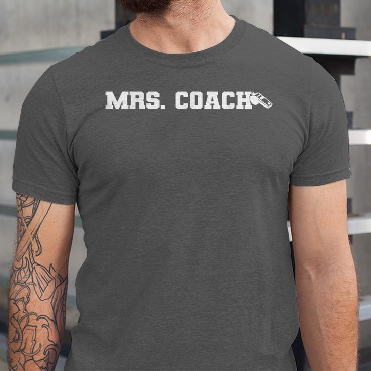 Mrs Coach Football Basketball Baseball Coach Wife Unisex Jersey T-Shirt Mrs Coach Football Basketball Baseball Coach Wife Unisex Jersey T-Shirt