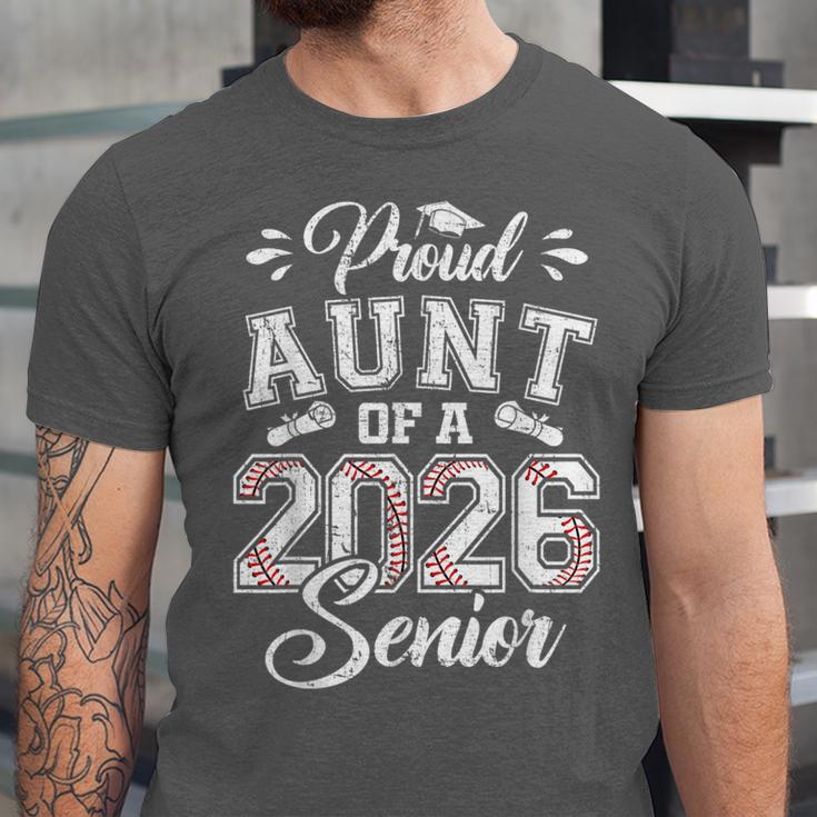 Proud Aunt Of A 2026 Senior Baseball Graduate Unisex Jersey T-Shirt