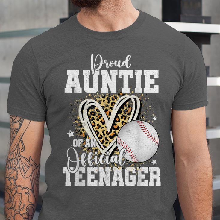 Proud Auntie Of An Official Teenager 13th Birthday Baseball Unisex Jersey T-Shirt Proud Auntie Of An Official Teenager 13th Birthday Baseball Unisex Jersey T-Shirt