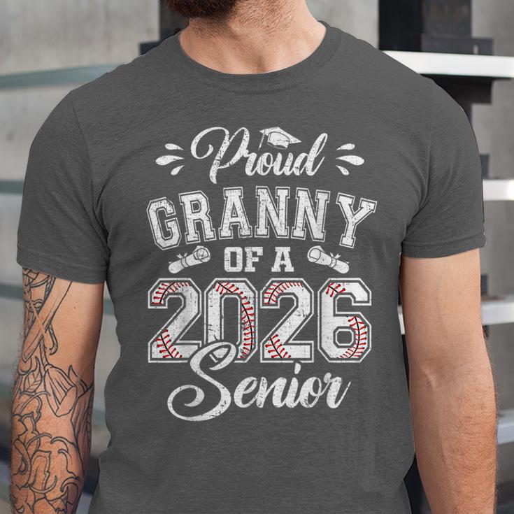 Proud Granny Of A 2026 Senior Baseball Graduate Unisex Jersey T-Shirt