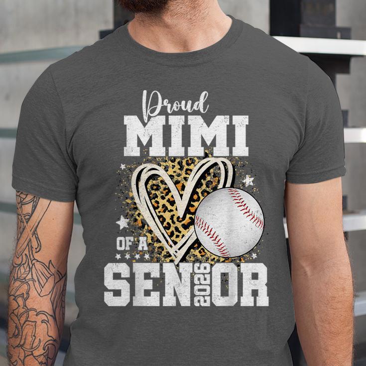 Proud Mimi Of A 2026 Senior Baseball Graduation Leopard Unisex Jersey T-Shirt Proud Mimi Of A 2026 Senior Baseball Graduation Leopard Unisex Jersey T-Shirt