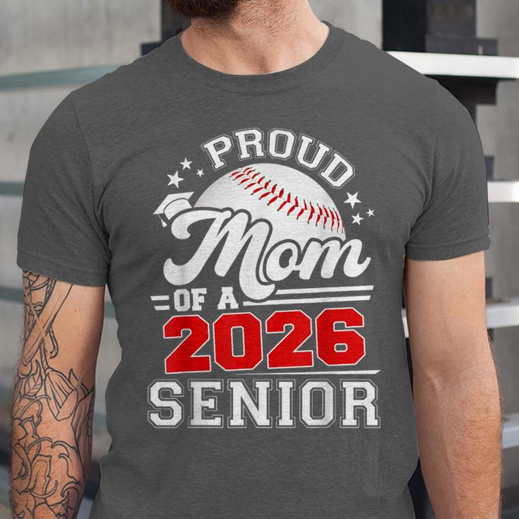 Proud Mom Of A 2026 Senior Baseball Graduation 2026 Unisex Jersey T-Shirt