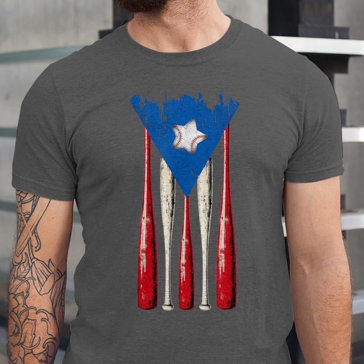 Puerto Rican Baseball Bats Puerto Rico Flag Pride BéIsbol Unisex Jersey T-Shirt Puerto Rican Baseball Bats Puerto Rico Flag Pride BéIsbol Unisex Jersey T-Shirt