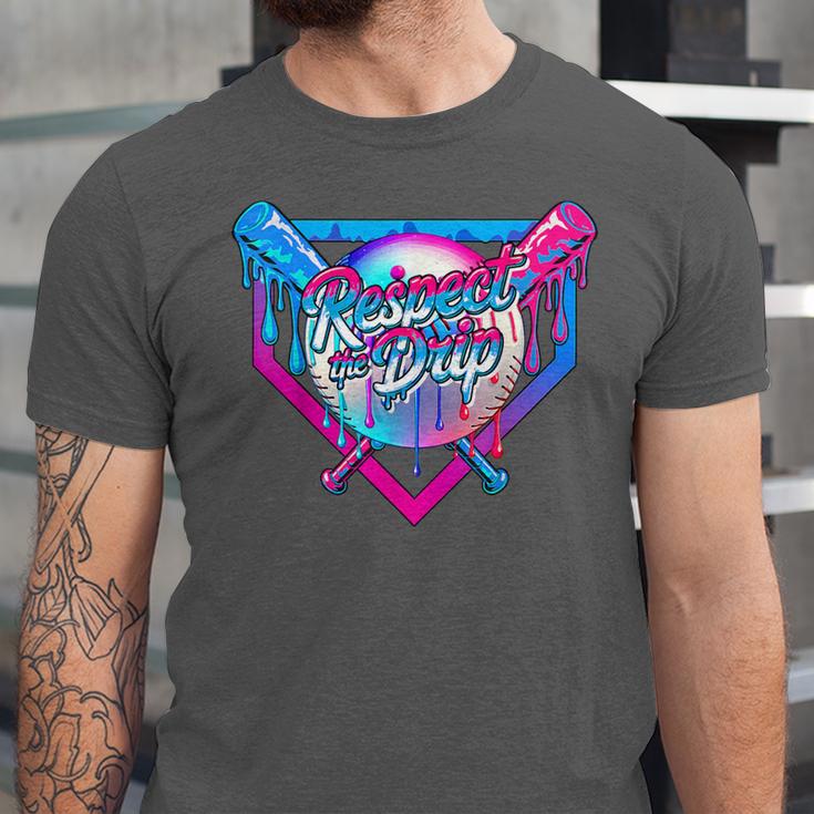 Respect The Drip Baseball Ice Cream For Kids Boys Youth Unisex Jersey T-Shirt Respect The Drip Baseball Ice Cream For Kids Boys Youth Unisex Jersey T-Shirt