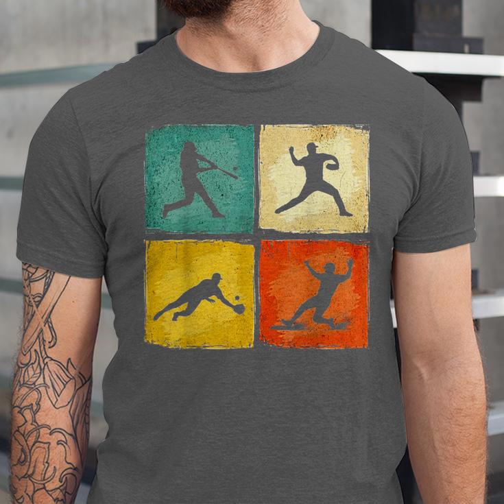 Retro Style Baseball Lover Playing Men Women Kids Baseball Unisex Jersey T-Shirt Retro Style Baseball Lover Playing Men Women Kids Baseball Unisex Jersey T-Shirt