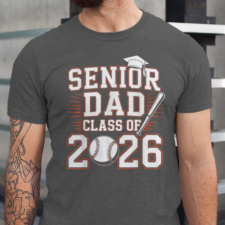 Senior Dad Class Of 2026 Graduate Baseball 2026 Graduation Unisex Jersey T-Shirt Senior Dad Class Of 2026 Graduate Baseball 2026 Graduation Unisex Jersey T-Shirt