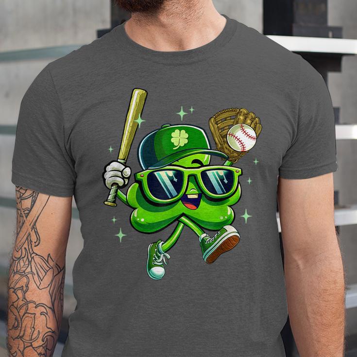 Shamrock Lucky Clover Baseball Patricks Day Family Matching Unisex Jersey T-Shirt Shamrock Lucky Clover Baseball Patricks Day Family Matching Unisex Jersey T-Shirt