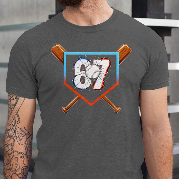 Six Seven 67 Baseball Birthday Boy Men Kids Boys Unisex Jersey T-Shirt