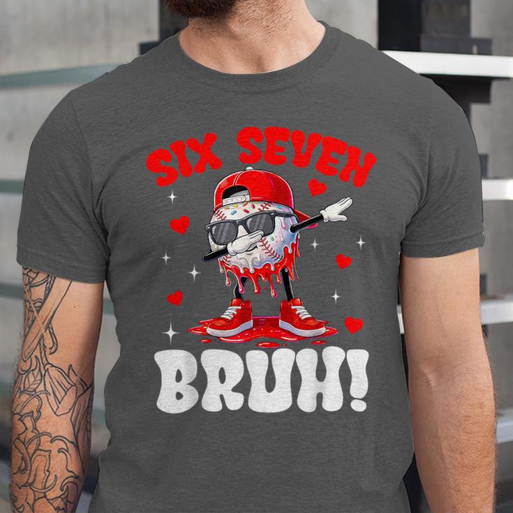 Six Seven 67 Bruh 6 7 Meme Valentine Baseball Drip Boys Kids Unisex Jersey T-Shirt Six Seven 67 Bruh 6 7 Meme Valentine Baseball Drip Boys Kids Unisex Jersey T-Shirt