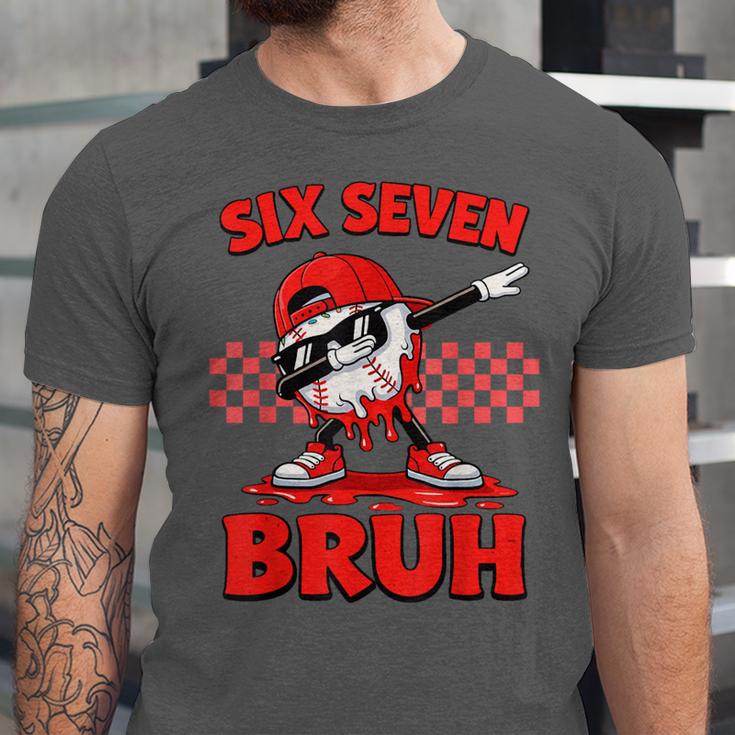 Six Seven 67 Bruh Baseball Valentine’s Day Teens Boys Kids Unisex Jersey T-Shirt Six Seven 67 Bruh Baseball Valentine’s Day Teens Boys Kids Unisex Jersey T-Shirt