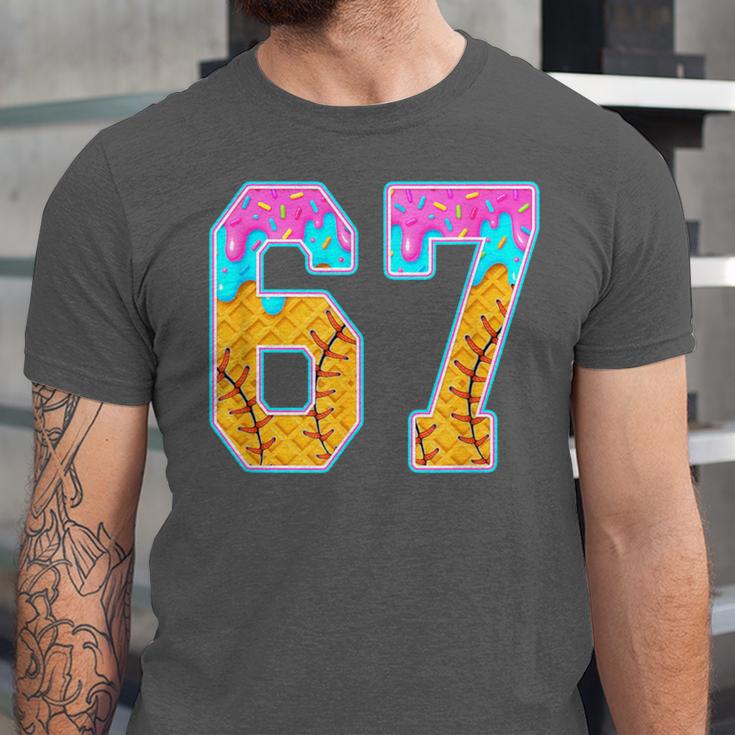 Six Seven Baseball Drip Unisex Jersey T-Shirt Six Seven Baseball Drip Unisex Jersey T-Shirt