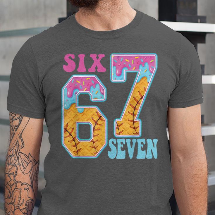 Six Seven Drip Baseball Player Number 67 Or 67th Birthday Unisex Jersey T-Shirt Six Seven Drip Baseball Player Number 67 Or 67th Birthday Unisex Jersey T-Shirt