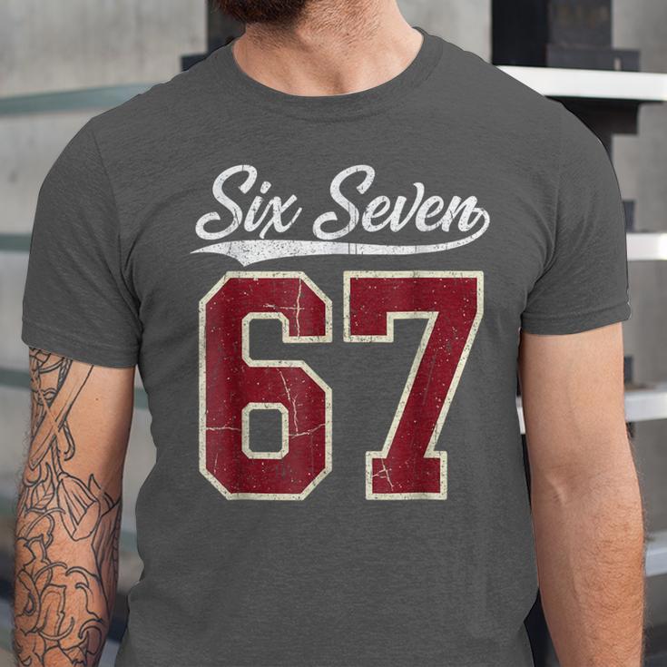 Six Seven Meme Boys Girls Kids 67 Baseball Jersey Unisex Jersey T-Shirt