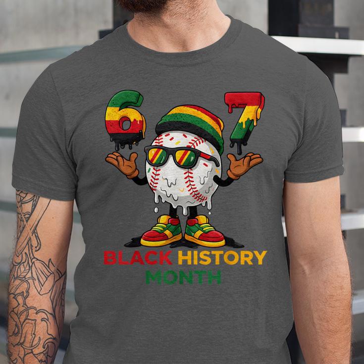 Six Seven History Month Baseball Drip Sports Unisex Jersey T-Shirt Six Seven History Month Baseball Drip Sports Unisex Jersey T-Shirt