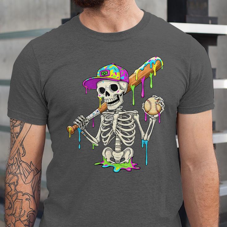 Skeleton Baseball Drip Boys Ice Cream Drip Youth Baseball Unisex Jersey T-Shirt Skeleton Baseball Drip Boys Ice Cream Drip Youth Baseball Unisex Jersey T-Shirt