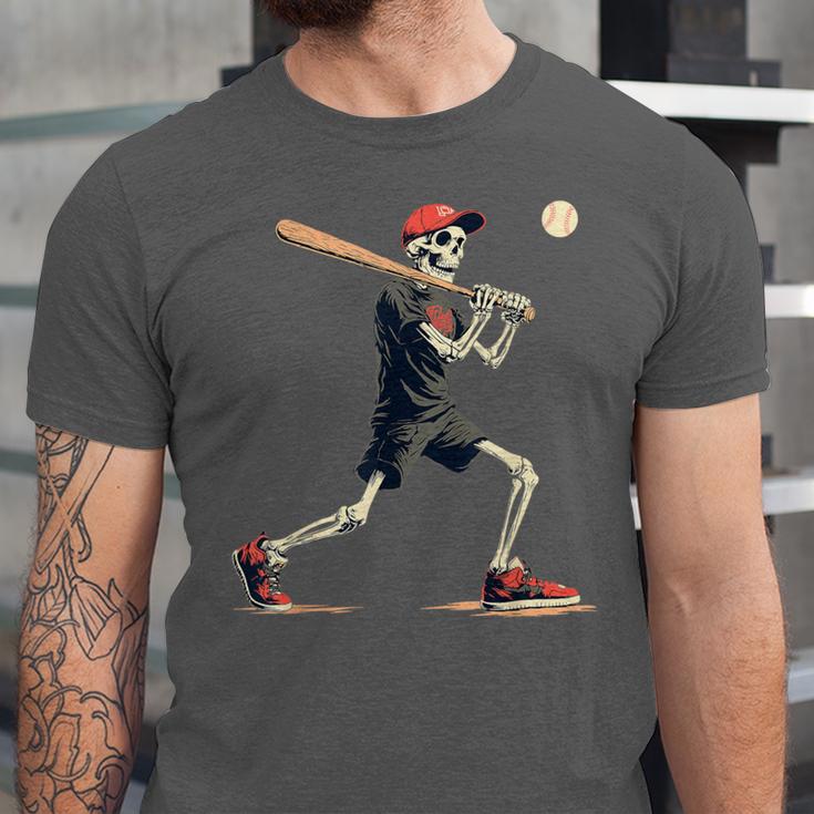 Skeleton Baseball Halloween Costume Men Boys Kids Unisex Jersey T-Shirt
