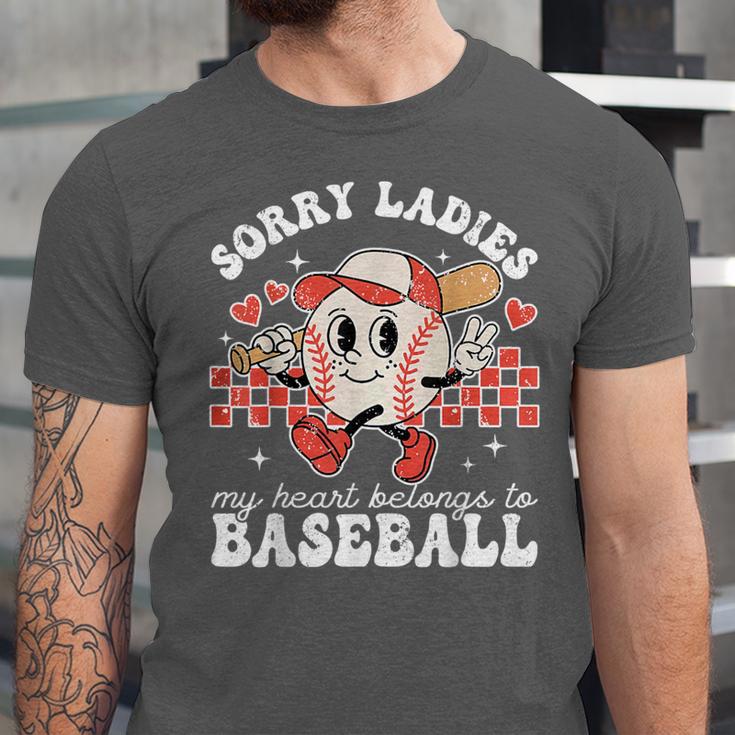 Sorry Ladies My Heart Belongs To Baseball Boy Kids Unisex Jersey T-Shirt Sorry Ladies My Heart Belongs To Baseball Boy Kids Unisex Jersey T-Shirt