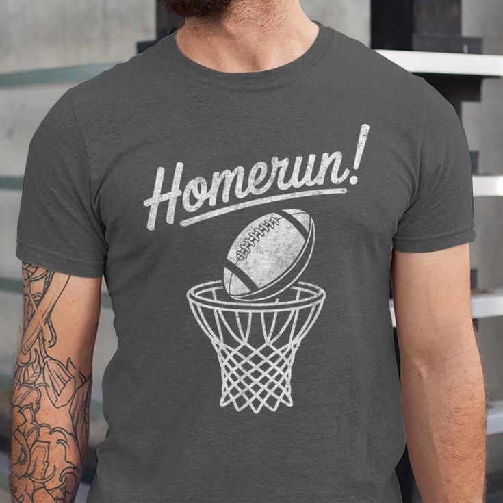 Sports Homerun Football Basketball Baseball Joke Tee Unisex Jersey T-Shirt Sports Homerun Football Basketball Baseball Joke Tee Unisex Jersey T-Shirt