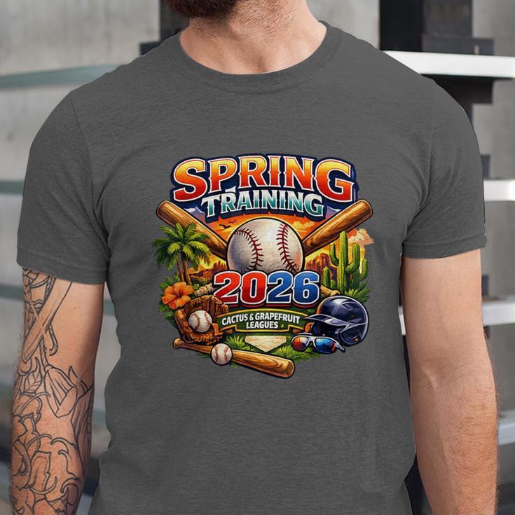 Spring Training 2026 Baseball Fan Retro Palm Cactus Unisex Jersey T-Shirt Spring Training 2026 Baseball Fan Retro Palm Cactus Unisex Jersey T-Shirt