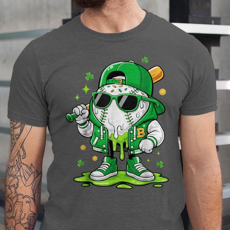 St Patrick Day Baseball Drip Ice Cream Men Boys Kids Unisex Jersey T-Shirt St Patrick Day Baseball Drip Ice Cream Men Boys Kids Unisex Jersey T-Shirt