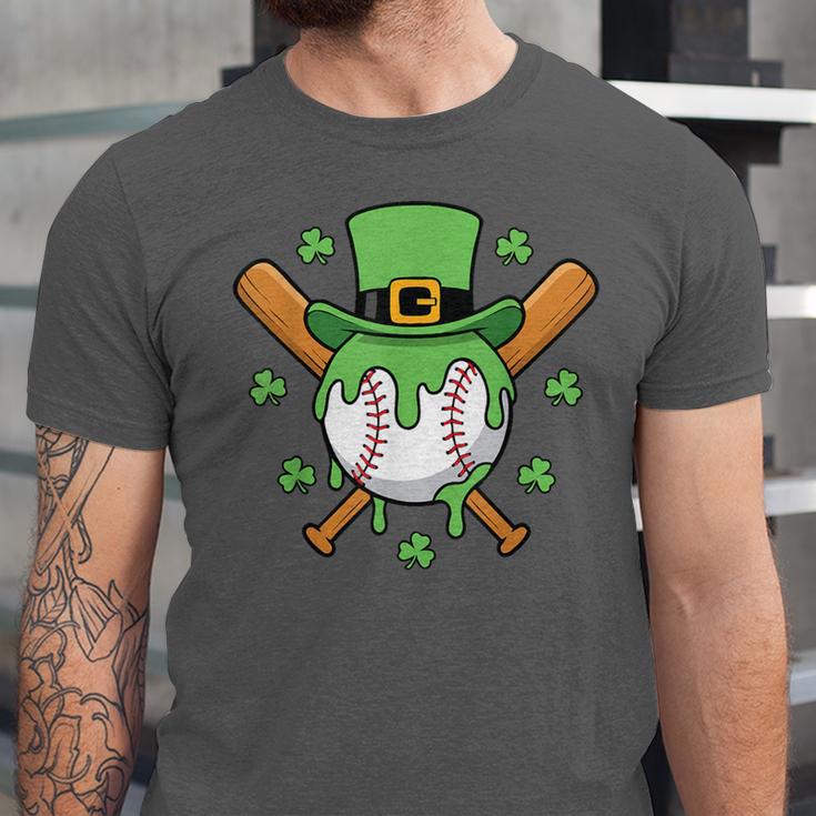 St Patricks Day Baseball Drip Ice Cream Baseball Home Plate Unisex Jersey T-Shirt St Patricks Day Baseball Drip Ice Cream Baseball Home Plate Unisex Jersey T-Shirt
