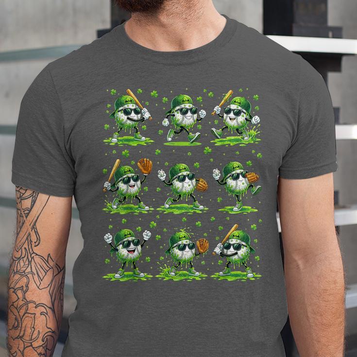 St Patricks Day Baseball Ice Cream Boys Baseball Player Unisex Jersey T-Shirt St Patricks Day Baseball Ice Cream Boys Baseball Player Unisex Jersey T-Shirt