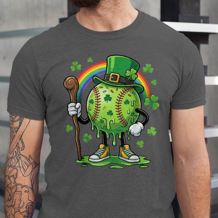 St Patricks Day Baseball Leprechaun Rainbow Green Baseball Unisex Jersey T-Shirt St Patricks Day Baseball Leprechaun Rainbow Green Baseball Unisex Jersey T-Shirt