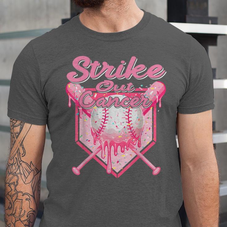 Strike Out Breast Cancer Baseball Drip For Boys Youth Unisex Jersey T-Shirt Strike Out Breast Cancer Baseball Drip For Boys Youth Unisex Jersey T-Shirt