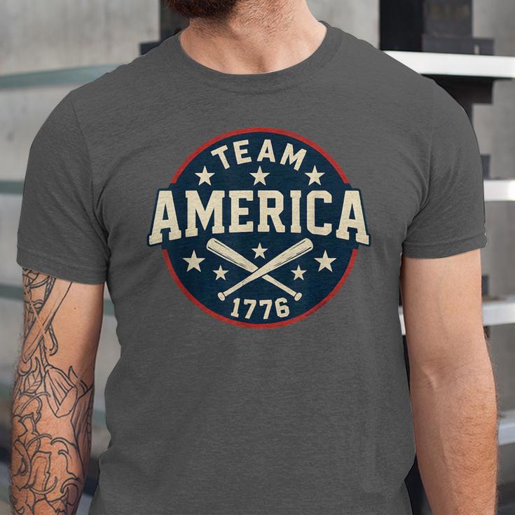 Team America 1776 4th Of July Patriotic Baseball Unisex Jersey T-Shirt Team America 1776 4th Of July Patriotic Baseball Unisex Jersey T-Shirt