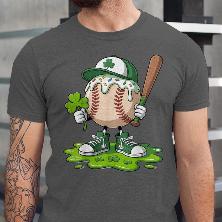 Toddler Baseball Drip Ice Cream Boys Kids St Patricks Day Unisex Jersey T-Shirt Toddler Baseball Drip Ice Cream Boys Kids St Patricks Day Unisex Jersey T-Shirt