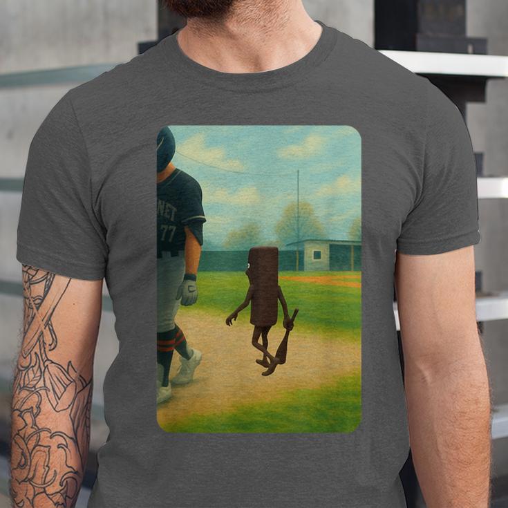 Tung Tung Tung Sahur Baseball Meme Unisex Jersey T-Shirt Tung Tung Tung Sahur Baseball Meme Unisex Jersey T-Shirt