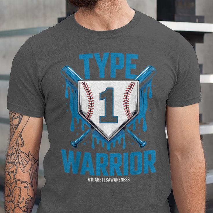 Type 1 Warrior Diabetes Awareness Baseball Enthusiasts Unisex Jersey T-Shirt Type 1 Warrior Diabetes Awareness Baseball Enthusiasts Unisex Jersey T-Shirt