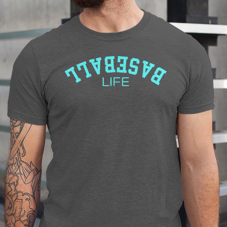 Upside Down Baseball Life Game Day Boys Girls Youth Unisex Jersey T-Shirt Upside Down Baseball Life Game Day Boys Girls Youth Unisex Jersey T-Shirt